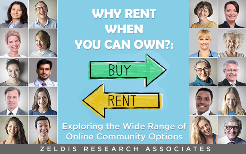 Webinar: Why Rent When You Can Own: Exploring the wide range of online community options.